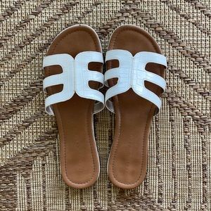 Kelly & Katie White Sandals